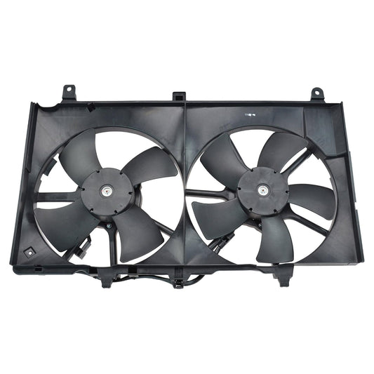 TRQ Radiator Dual Cooling Fan Assembly for Infiniti G35 & Nissan 350Z