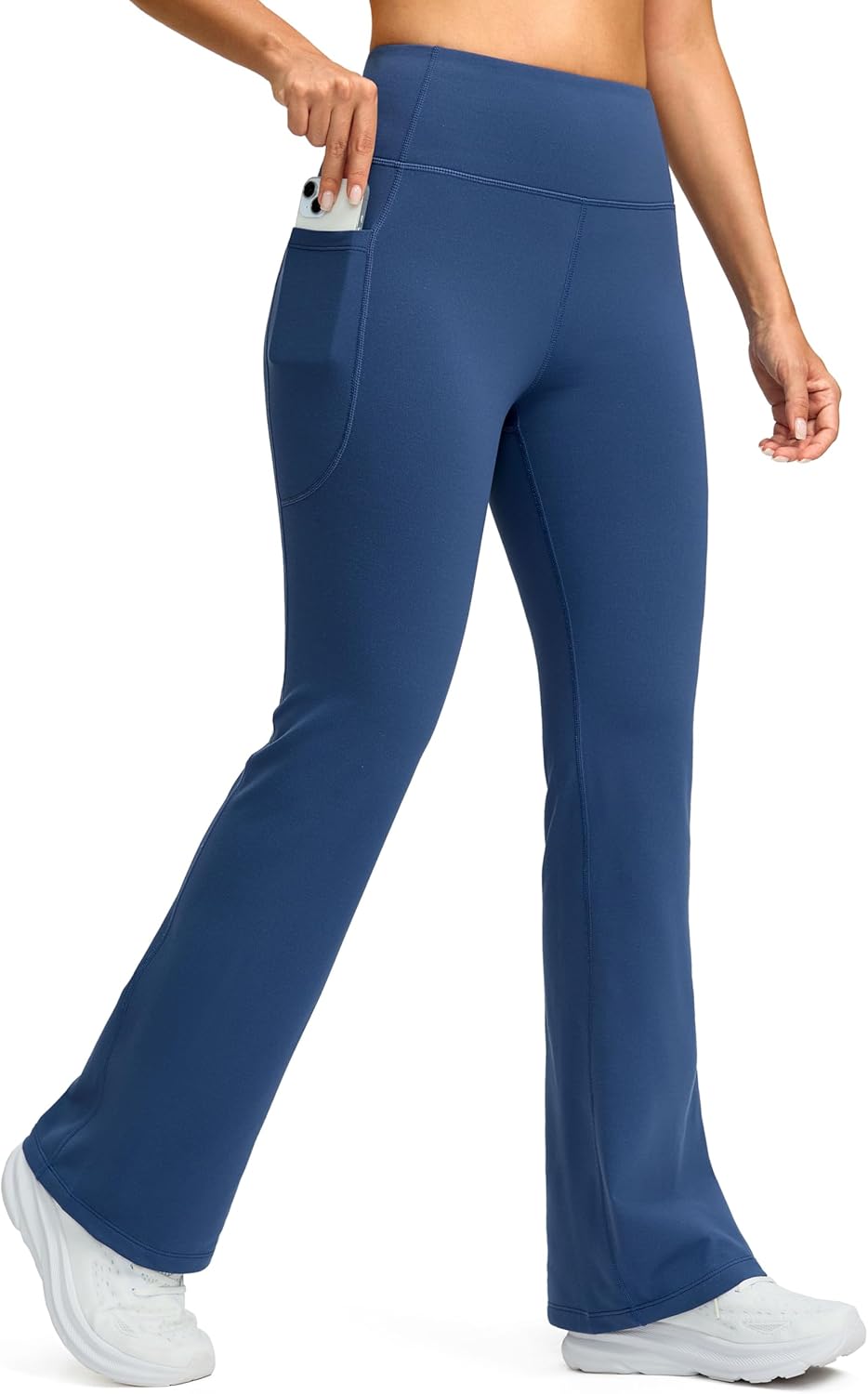Fleece Lined High Waist Winter Thermal Pants for Women