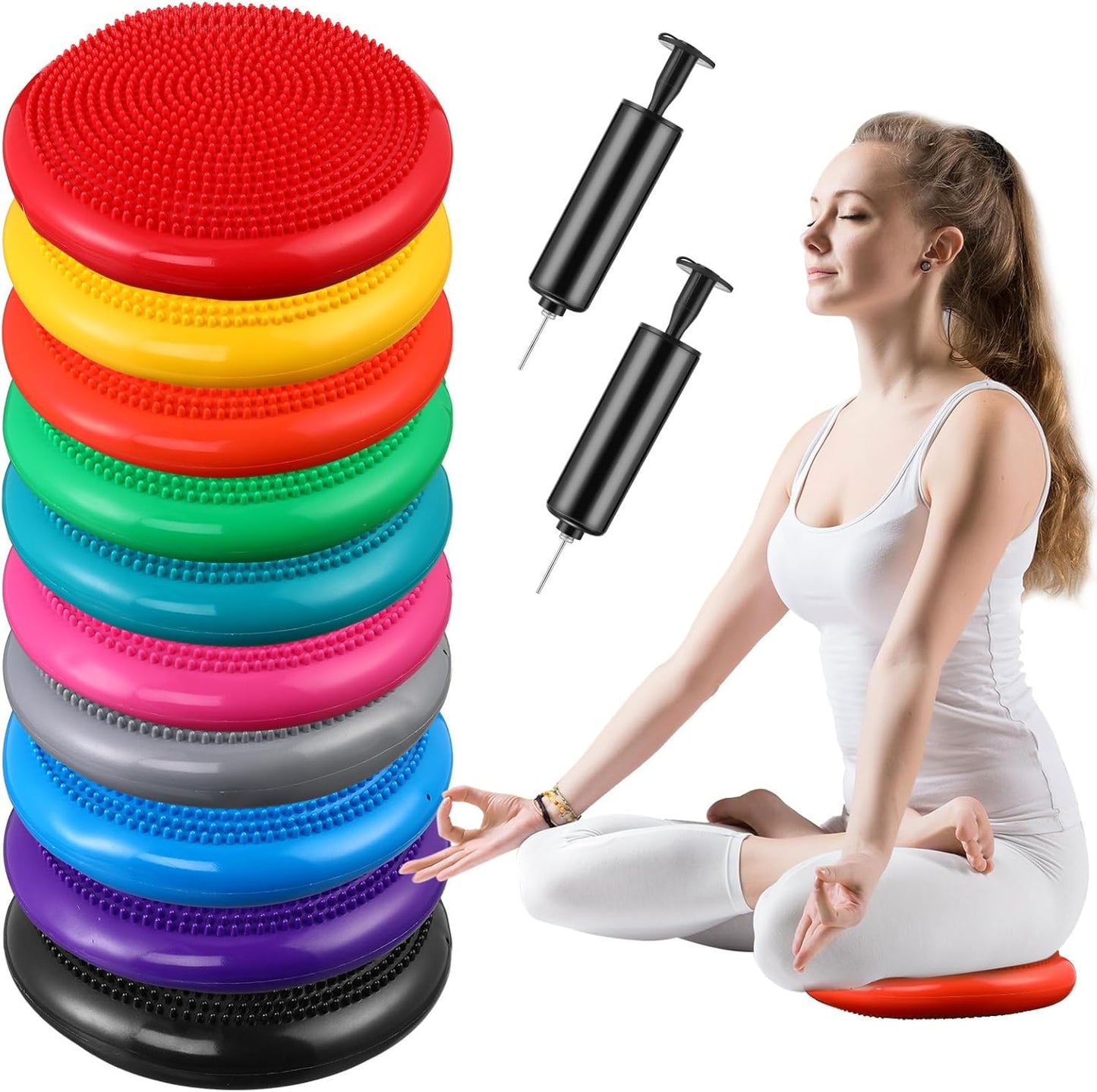 Leitee Wobble Cushion Set - Boost Core Stability