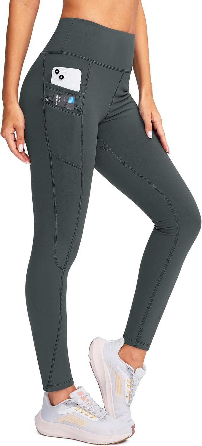 G Gradual Women's Fleece Lined Winter Leggings for Cold Weather