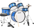 VEVOR Kids Drum Set: 5-Piece Beginner Drums for Ages 6-13