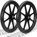 20in Flat Free Wheels Replacement for Rubbermaid Wheelbarrow - Durable