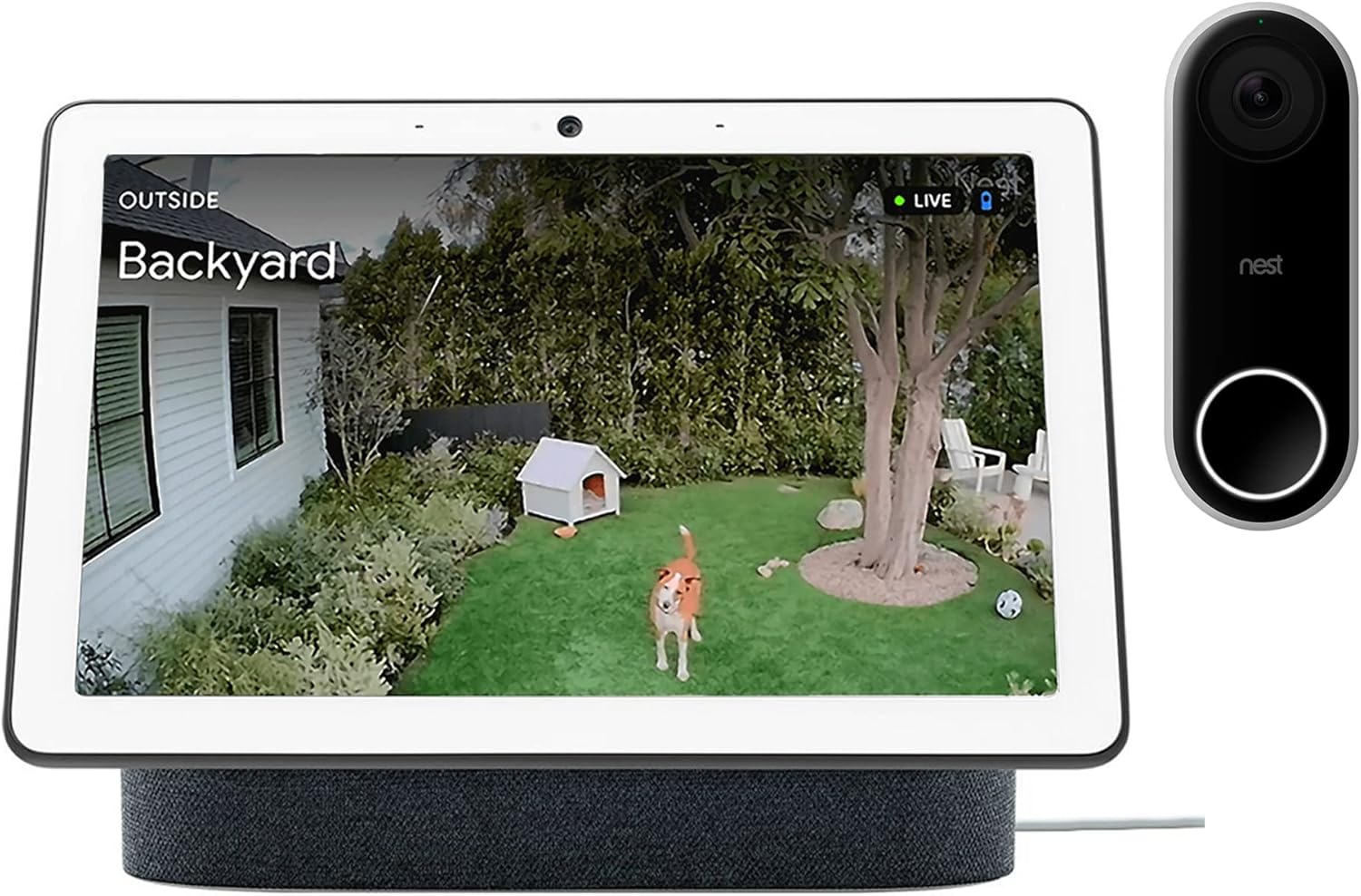 Renewed Google Nest Hello Doorbell | Wi-Fi Video with Touchscreen