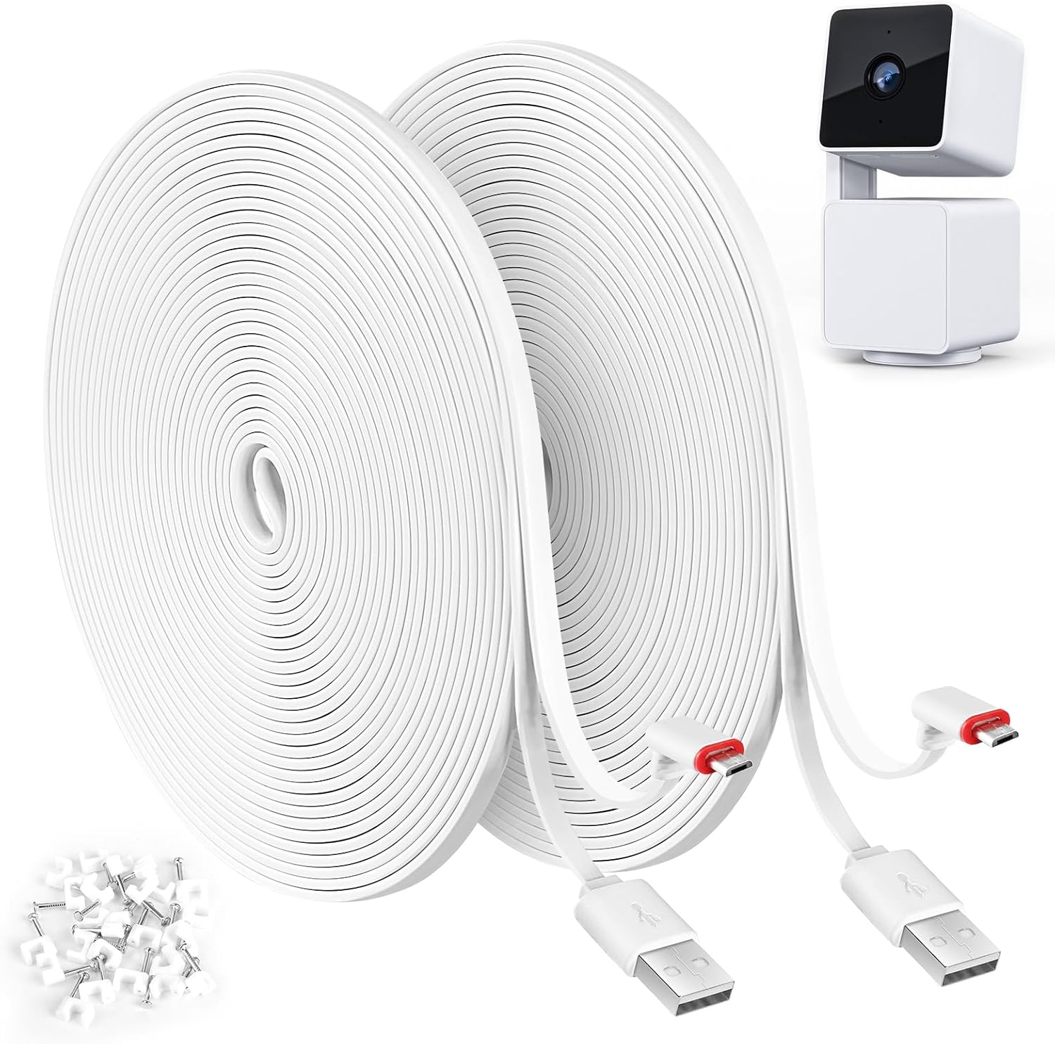 WYZE Cam Pan v3 - Extended Reach with 25FT Power Cable