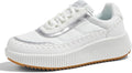 LUCKY STEP Women's Fashionable Platform Sneakers for Casual Looks