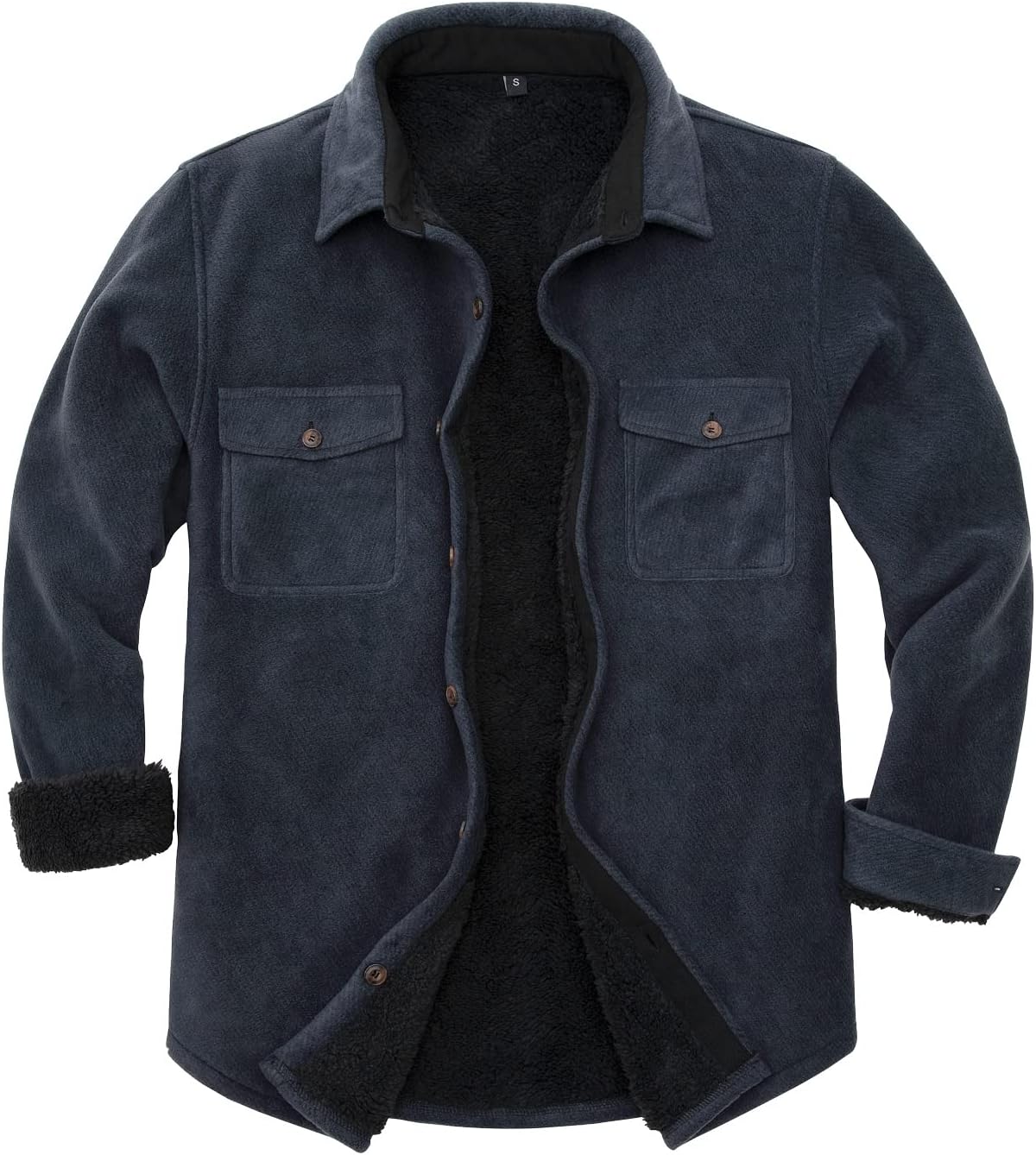 ThCreasa Mens Sherpa Fleece Lined Flannel Shirt Jacket Review