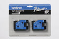 TC Tapes 2/Pack 1/2ft Black on Clear for Brother PT-III - Durable