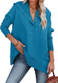 Oversized Pullover Hoodies for Women - Thick Cotton Blend Sweatshirt