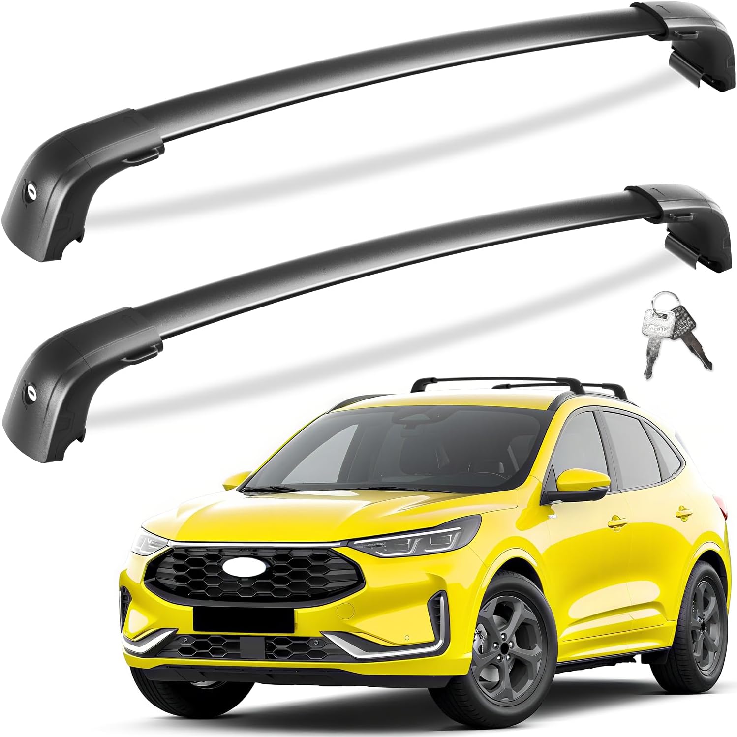Tuyoung Lockable Roof Rack Cross Bars for Ford Escape 2020-2025