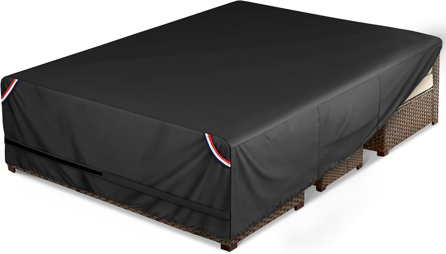 KylinLucky Heavy Duty Waterproof Patio Table Cover for Outdoors