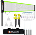 20ft Portable Outdoor Badminton Net Set for Driveway Backyard