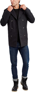 Nautica Men's Double Breasted Peacoat for Classic Urban Fashion