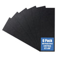 Kinlink Black ABS Plastic Sheet 12 in x 36 in 0.06 in - Moldable DIY