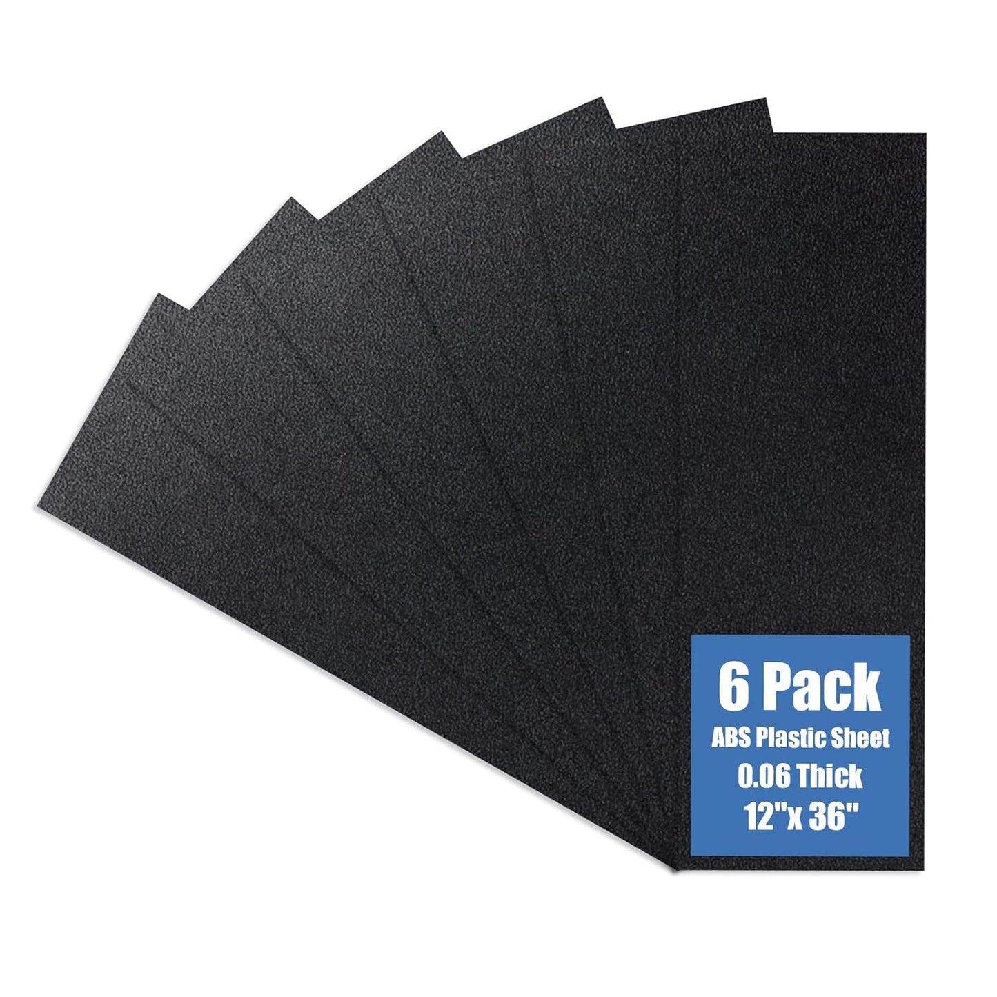 Kinlink Black ABS Plastic Sheet for DIY Projects and Crafts