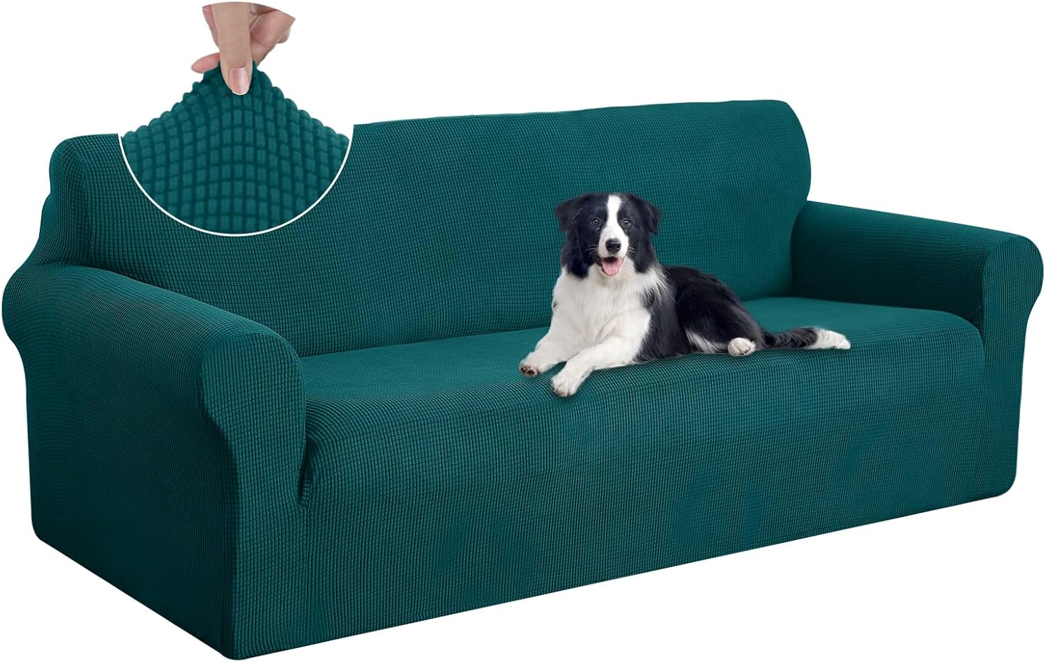 U-NICE HOME Stretch Couch Cover for Oversized Sofa Protection