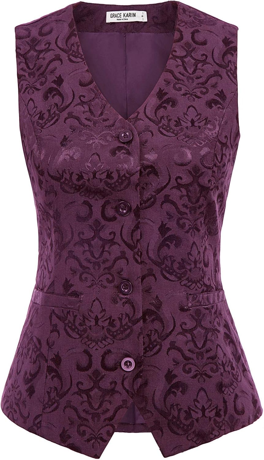 Vintage Steampunk Dress Jacquard Jacket for Women by GRACE KARIN