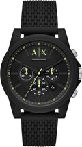 AX Men's Chronograph Watch by Armani Exchange with Silicone Band