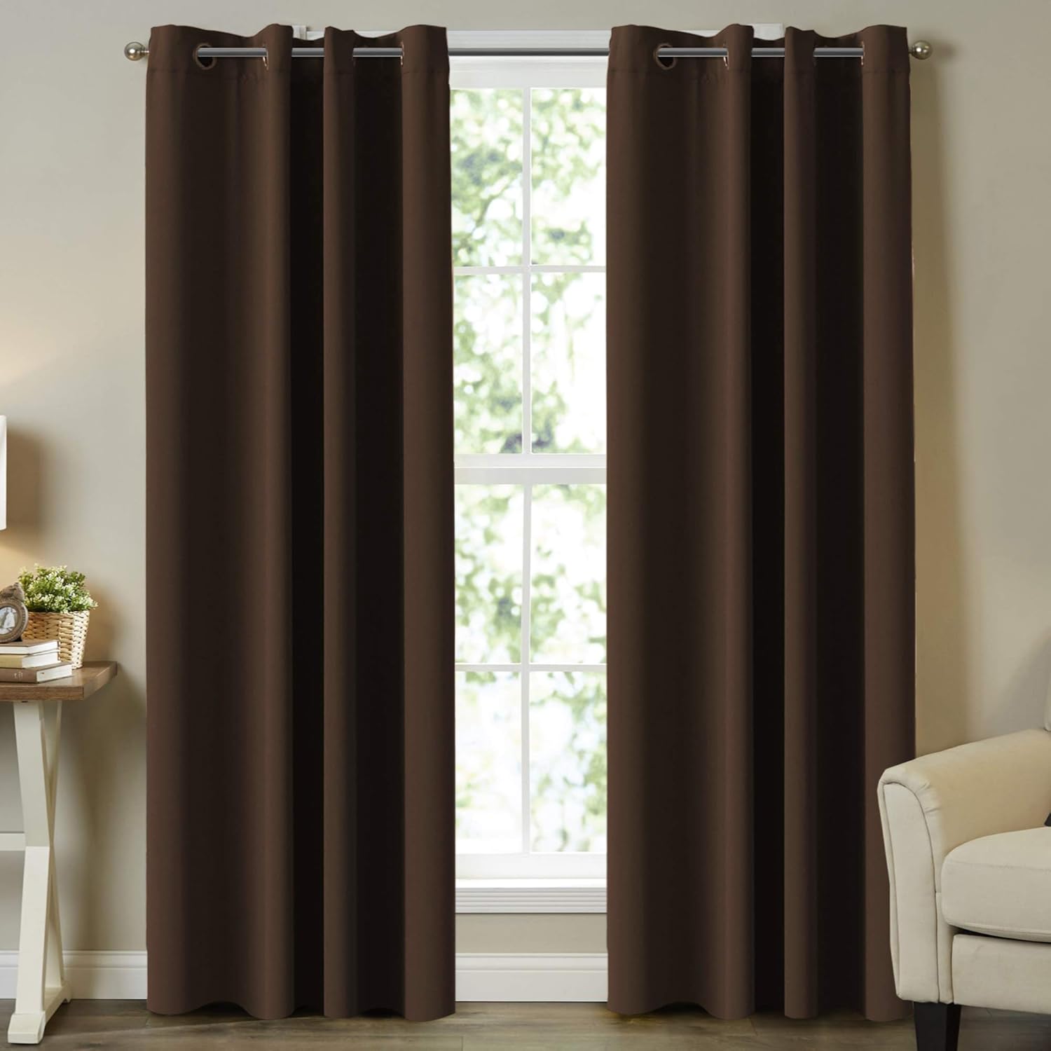 Turquoize Thermal Insulated Blackout Curtains for Livingroom