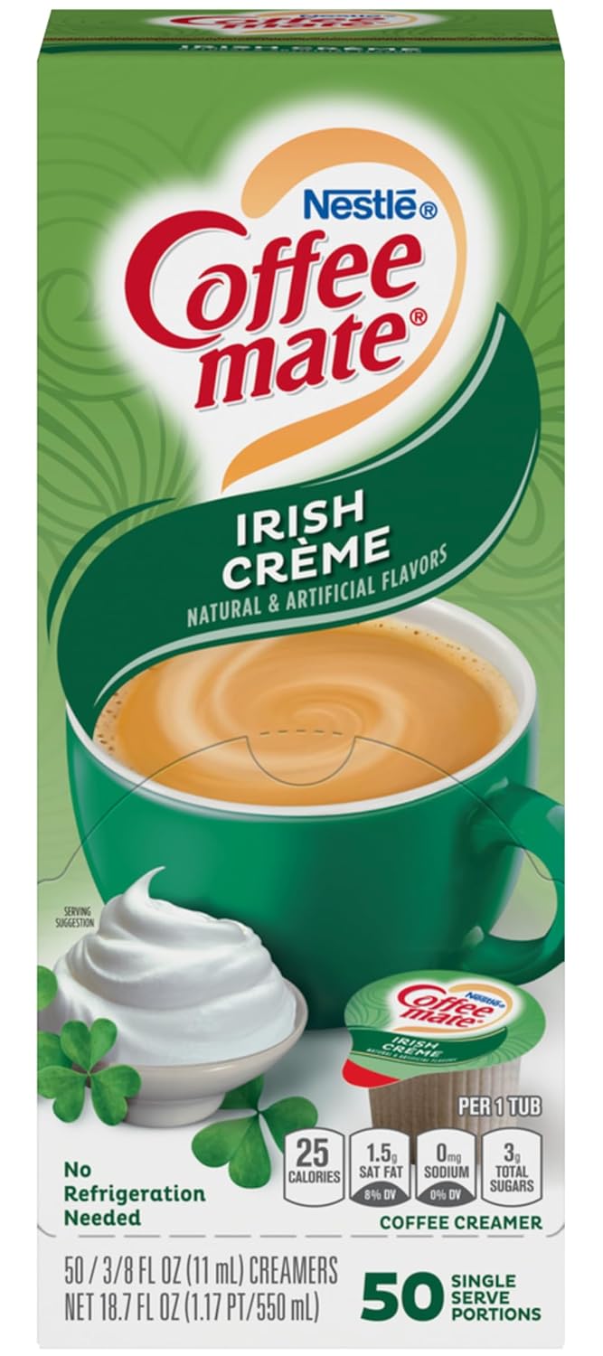 Irish Crme Coffee Creamer Singles - 50 Ct