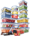 Airtight Food Storage Containers 32 Piece Set - Stackable Kitchen