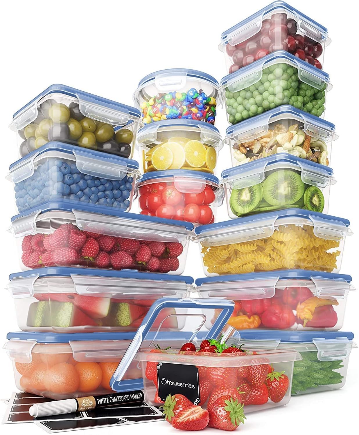Chef's Path 32 Piece Airtight Food Storage Containers Set