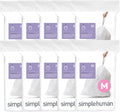 simplehuman Code M 200 Count Custom Fit Drawstring Liners - Durable
