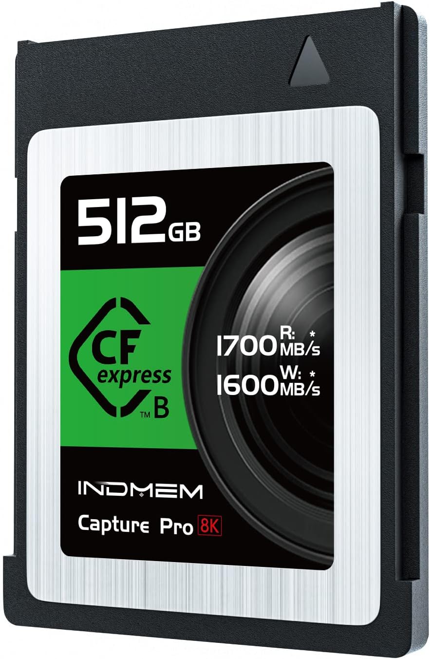 512GB CFexpress Type B Memory Card - 8K Video Speed