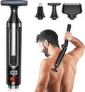 Electric Back Shaver for Men 3-in-1 - Extendable Handle Groomer