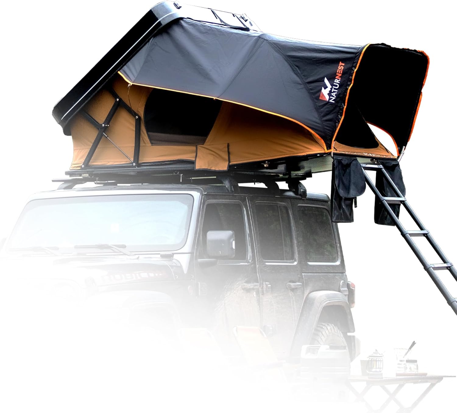 SUVIVO Naturnest Hard Shell Roof Tent: Spacious & Weatherproof!