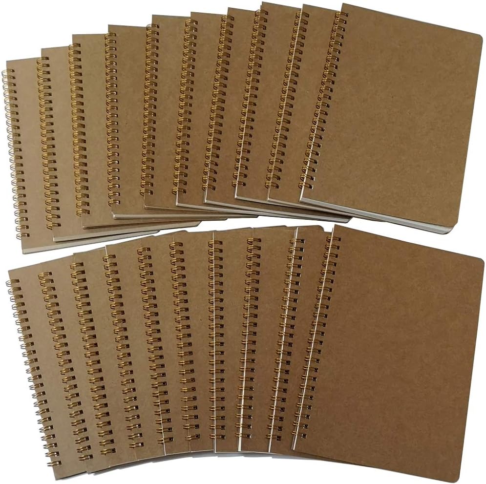 YUREE Spiral Notebook A5 Softcover Journal for Daily Use