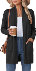 Zeagoo Women Long Cardigan Sweaters Lightweight Open Front Duster made