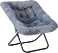 DUMOS Comfy Chair for Adults Square Gray - Oversized Foldable Lounge