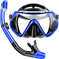 Snorkeling Mask Adult Dry Top Snorkel Set - Panoramic View