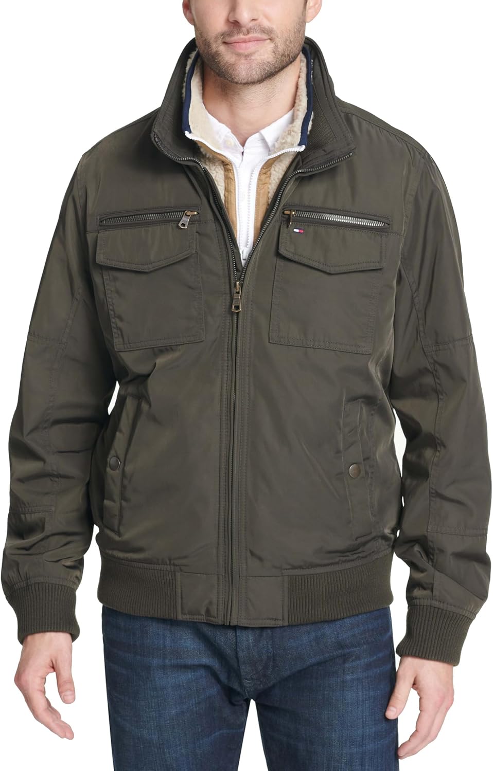 Tommy Hilfiger Men's Water Resistant Performance Bomber Jacket