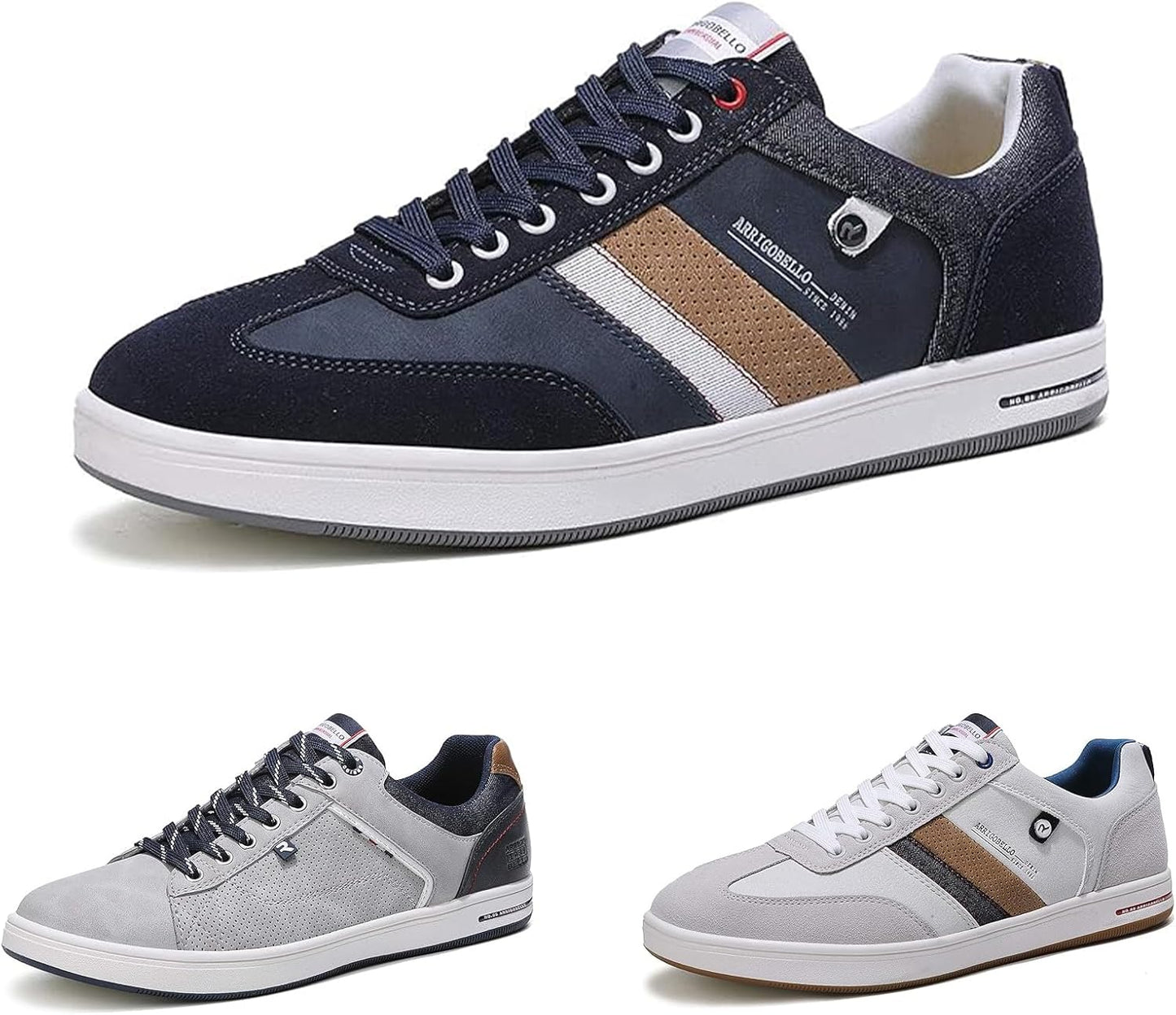 AX BOXING Mens Casual Shoes Fashion Sneakers for Comfort Walking