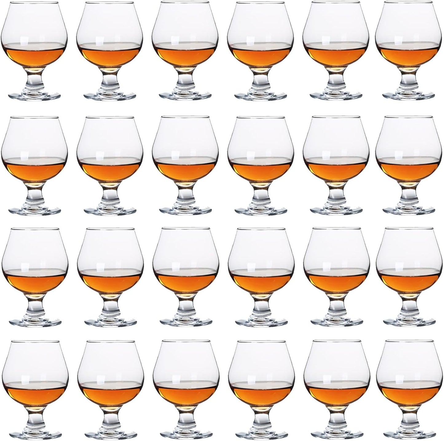 Snifters 1.75oz Shot Glasses Set of 24 for Brandy Lovers