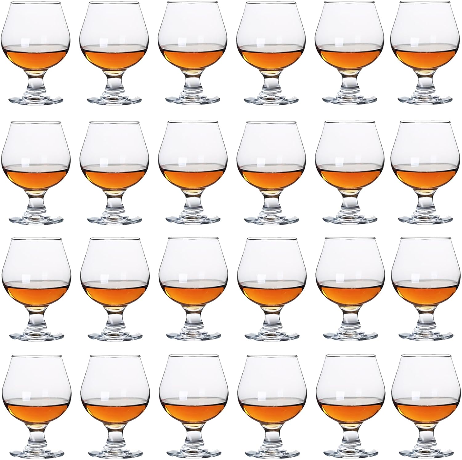 Snifters 1.75oz Shot Glasses Set of 24 for Brandy Lovers