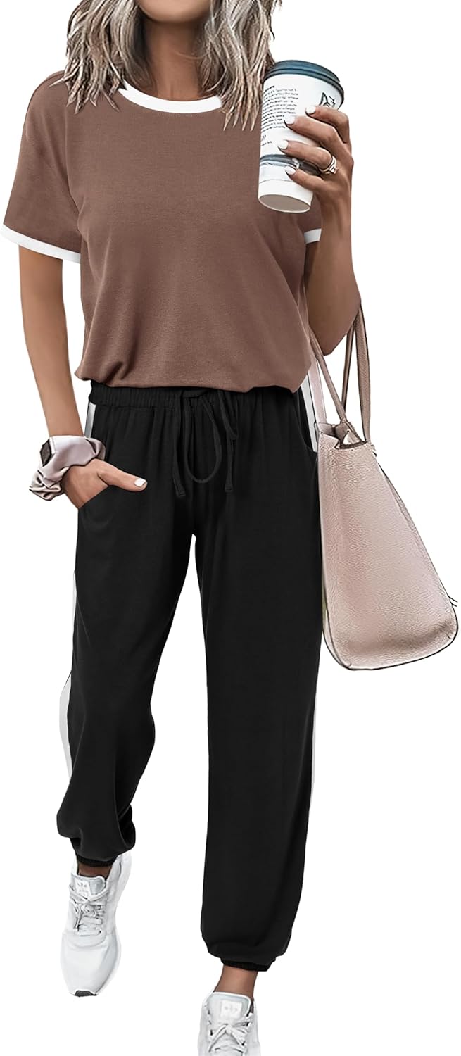 MASCOMODA Womens 2 Piece Outfits for Summer Travel and Lounge