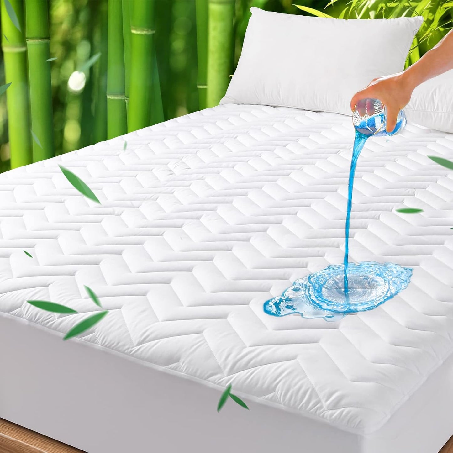 Unilibra King Size Waterproof Mattress Pad for Ultimate Comfort