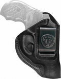Cardini Leather IWB Holster for 5-Shot Revolvers - Snub Nose Carry