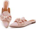 Rilista Mules for Women Comfortable Pointed Toe Slip-On - Polished