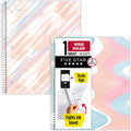 Five Star Spiral Notebooks + Study App, 2 Pack - Durable Wide Ruled