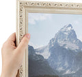 8x32 Inch White Picture Frame - Custom Wood Poster Frame