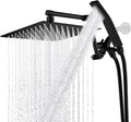 All Metal 10in Rainfall Shower Head with Handheld Combo - Matte Black