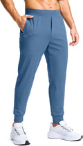 G Gradual Mens Golf Joggers Pants with Zipper Pockets - Stretch Slim