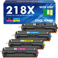 218X 218A Toner Cartridges 4 Pack High Yield - Ready with Chip