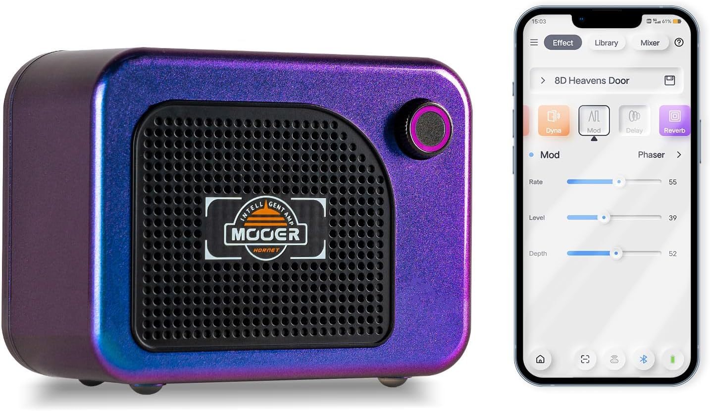 MOOER Hornet05i: 101 Effects, Bluetooth, Portable Power