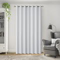 Patio Curtain 100 x 84 in Greyish White - Room Darkening Divider