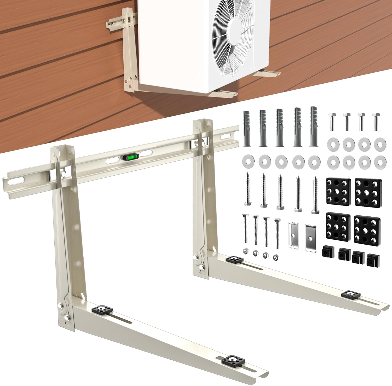 Max 490 Lb Capacity Mini Split Wall Bracket by Toutgood