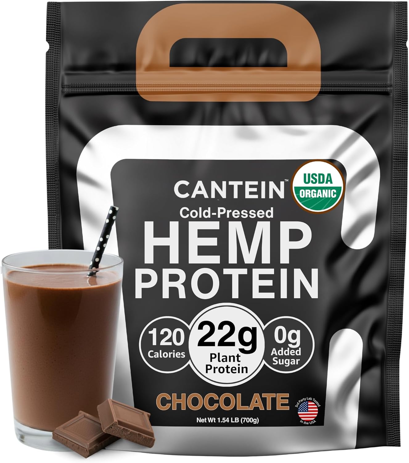 Organic Hemp Protein Powder for Clean Vegan Protein Shake